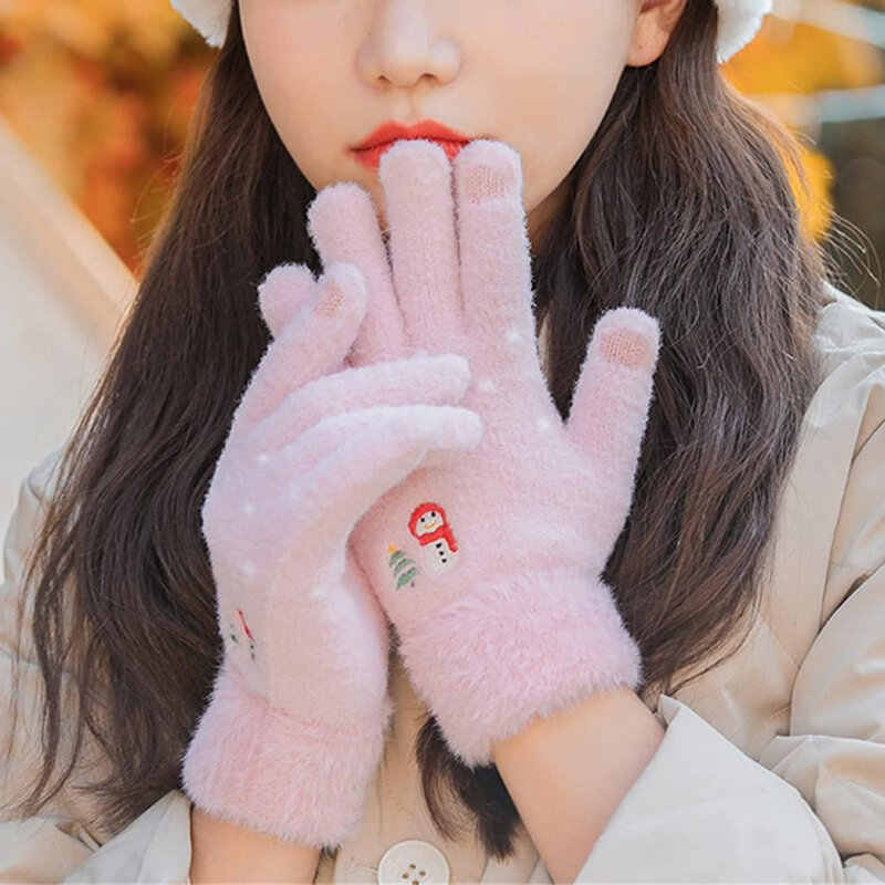 Manusi pentru dama Techsuit, alb, 21cm, ST0011