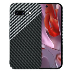 Husa Google Pixel 9a Techsuit Carbonite FiberShell, gri