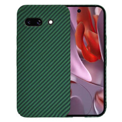 Husa Google Pixel 9a Techsuit Carbonite FiberShell, verde