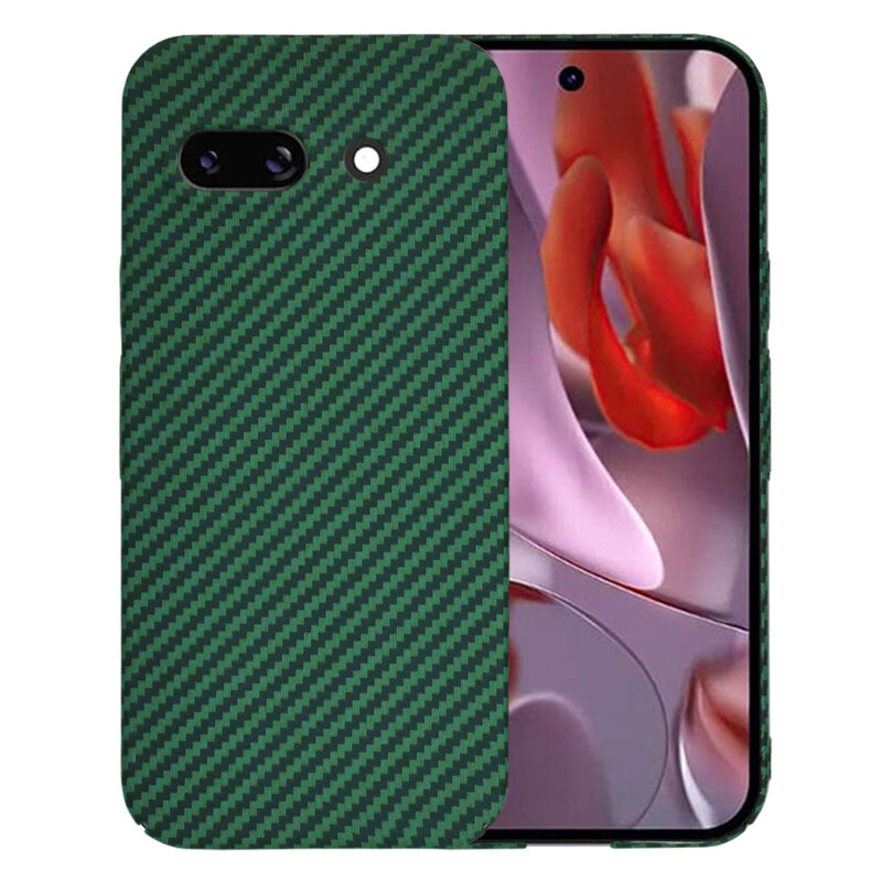 Husa Google Pixel 9a Techsuit Carbonite FiberShell, verde