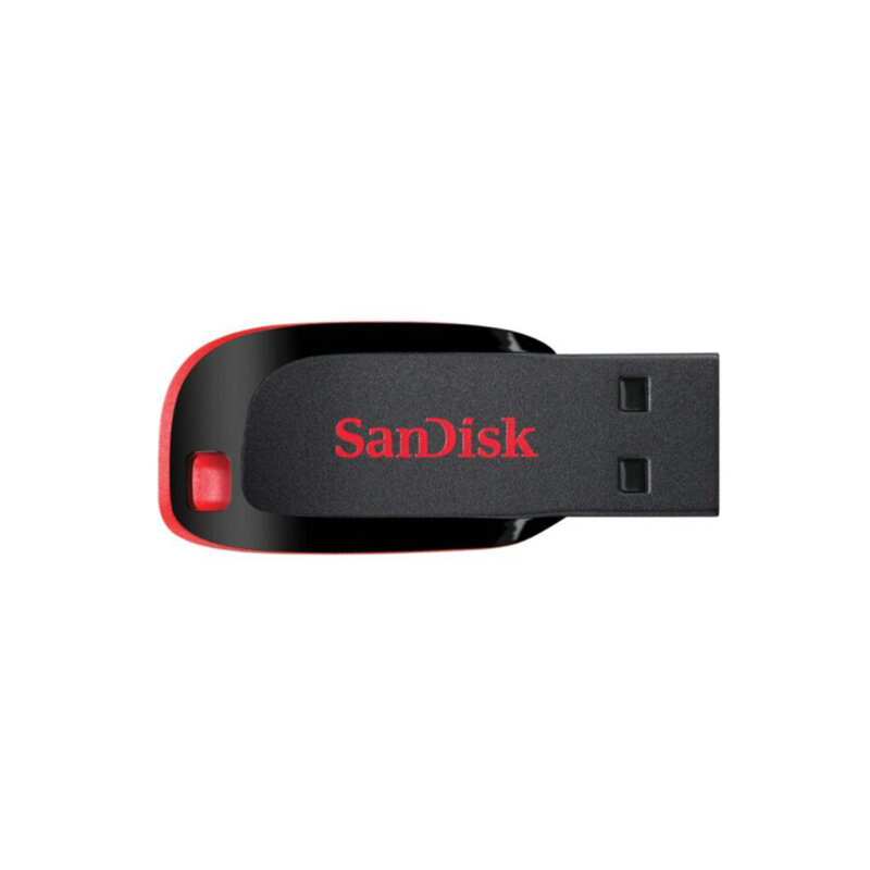 Memorie externa USB 2.0, 64GB SanDisk, SDCZ50-064G-B35, negru / rosu