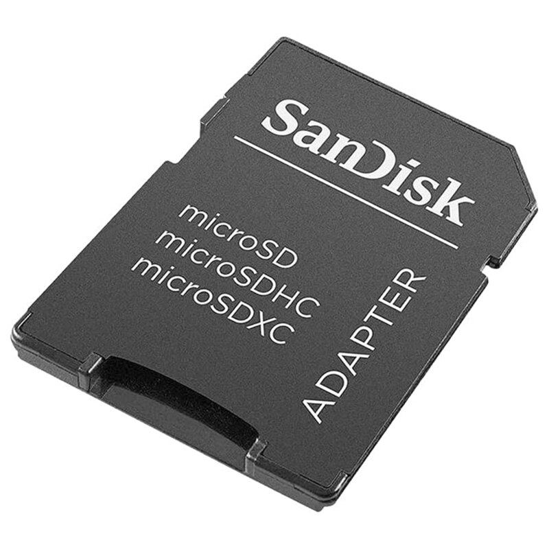 Card memorie microSD 64GB + adaptor SanDisk, SDSQUNR-064G-GN3MA