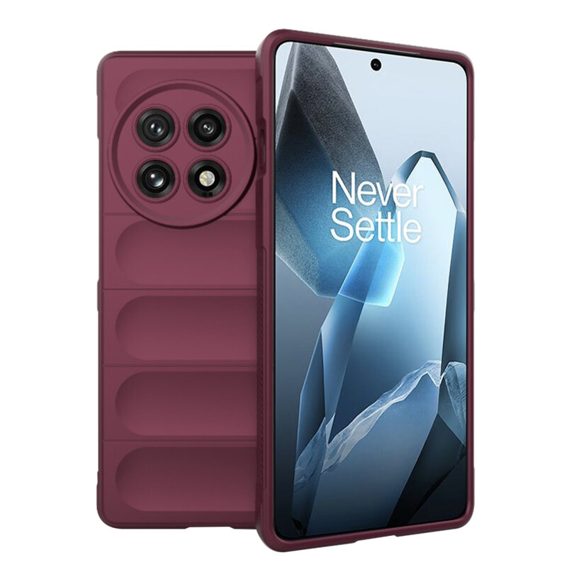 Husa OnePlus 13 Techsuit Magic Shield, bordo