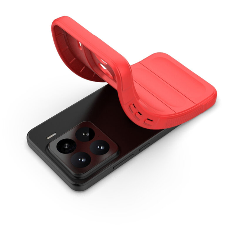 Husa Xiaomi 15 Techsuit Magic Shield, bordo