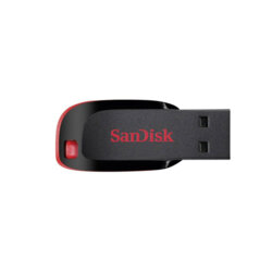 Memorie externa 128GB SanDisk, USB 2.0, SDCZ50-128G-B35, negru / rosu