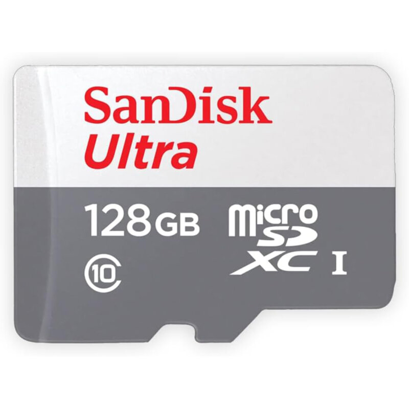 Card memorie micro SDXC 128GB SanDisk, SDSQUNR-128G-GN6TA