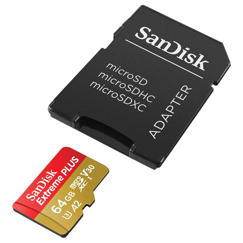 Card de memorie micro SDXC 64GB SanDisk, SDSQXBU-064G-GN6MA