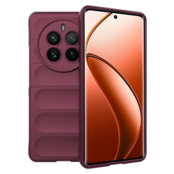 Husa Realme 12 Pro+ Techsuit Magic Shield, bordo