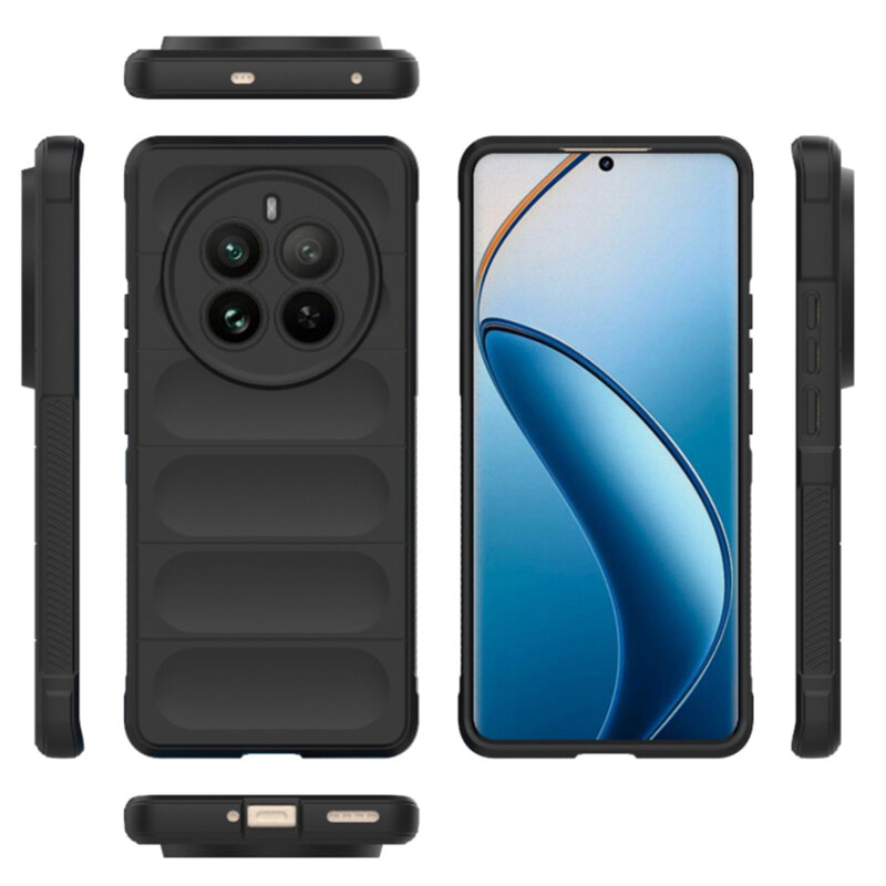 Husa Realme 12 Pro+ Techsuit Magic Shield, bordo