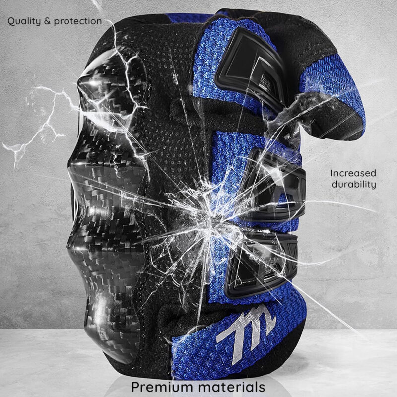 Manusi moto de barbati Techsuit, marimea M, albastru, OG105