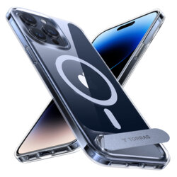 Husa iPhone 15 Pro Torras Pstand, transparenta