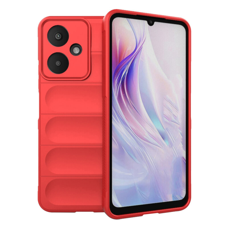 Husa Xiaomi Redmi 13C 5G Techsuit Magic Shield, rosu