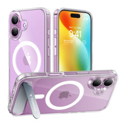 Husa iPhone 16 Torras Pstand MagSafe, transparenta