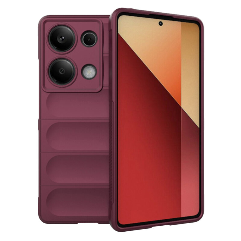 Husa Xiaomi Poco X6 Techsuit Magic Shield, bordo