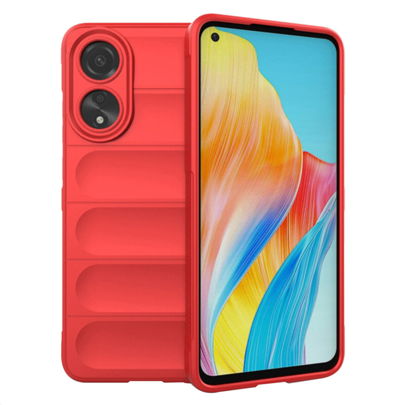 Husa Oppo A78 4G Techsuit Magic Shield, rosu