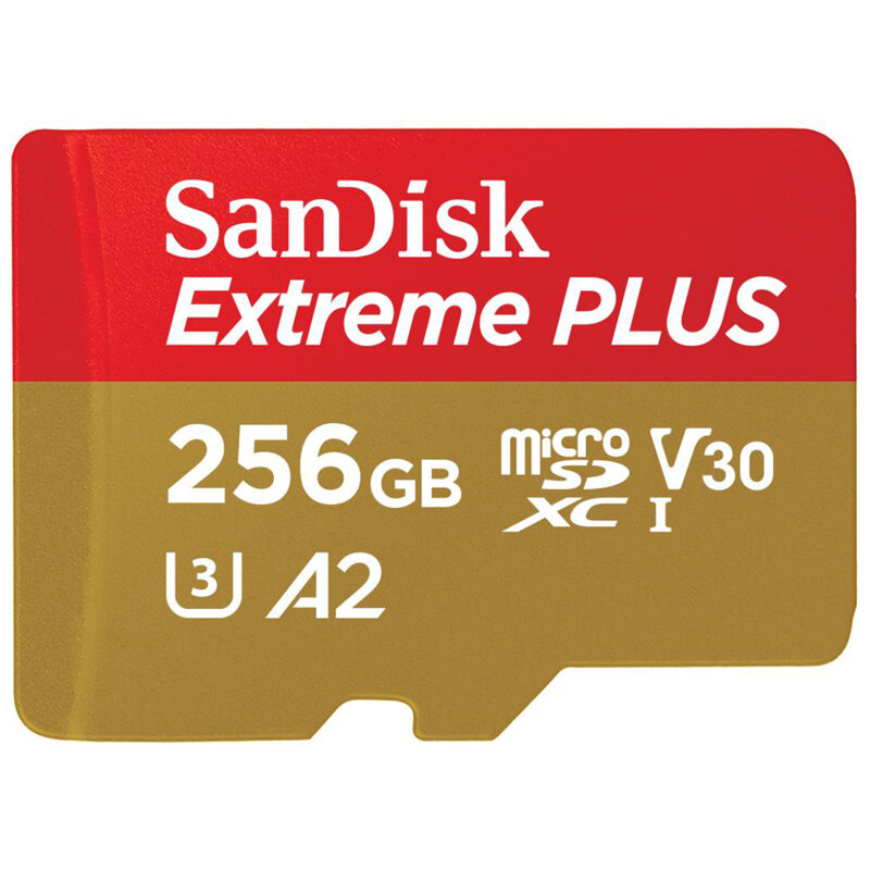 Card memorie micro SD 256GB + adaptor SanDisk, SDSQXBD-256G-GN6MA