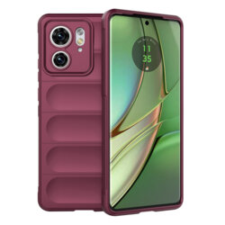 Husa Motorola Edge 40 Techsuit Magic Shield, bordo