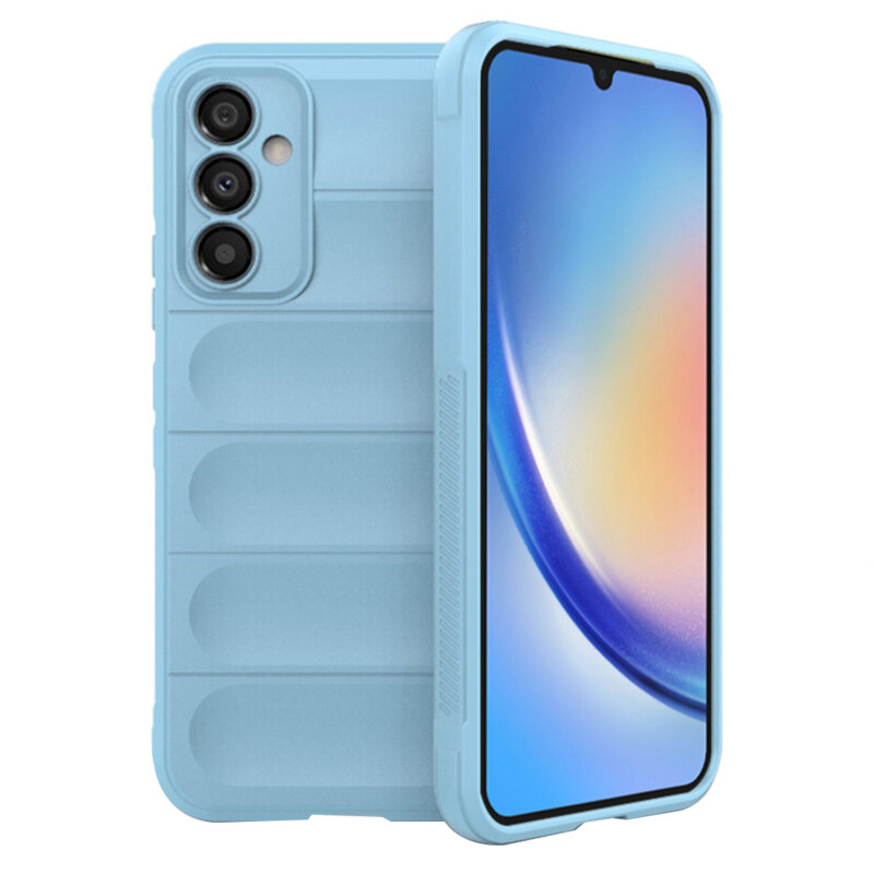 Husa Samsung Galaxy A34 5G Techsuit Magic Shield, bleu