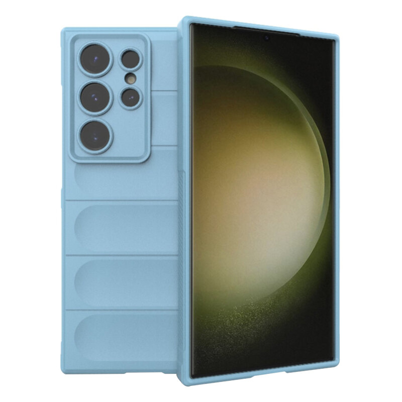 Husa Samsung Galaxy S23 Ultra Techsuit Magic Shield, bleu