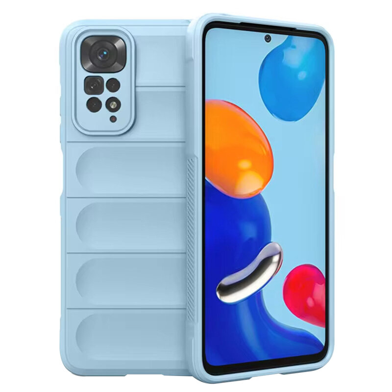 Husa Xiaomi Redmi Note 11 Techsuit Magic Shield, bleu