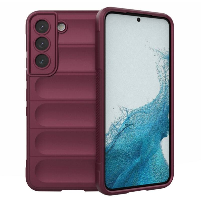 Husa Samsung Galaxy S22 5G Techsuit Magic Shield, bordo