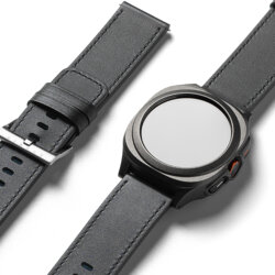 Curea Mobvoi TicWatch Pro 5 Ringke Leather One Basic Bold, Black
