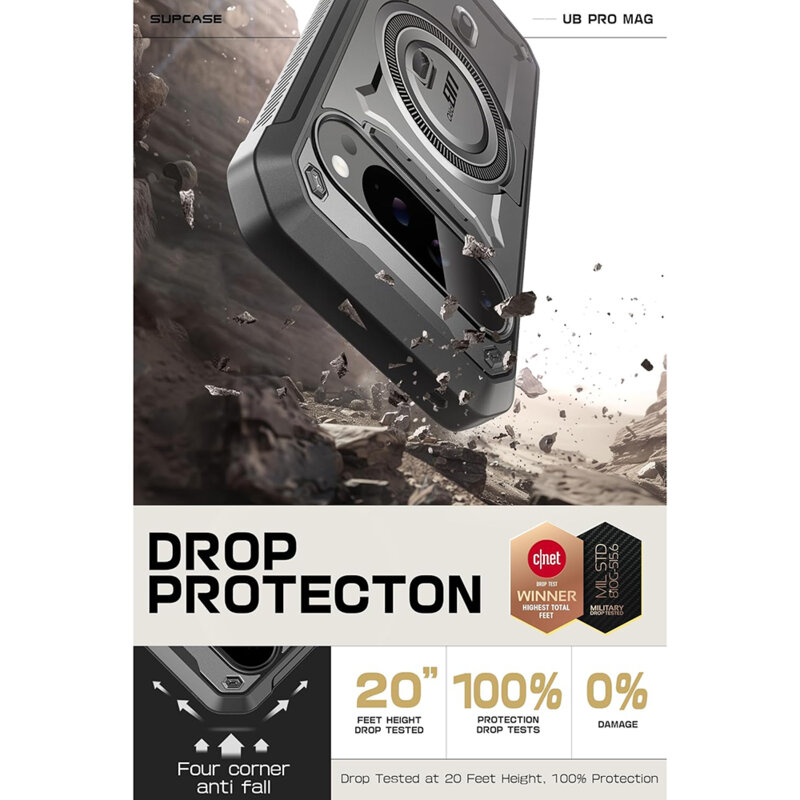 Husa Google Pixel 9 Pro XL Supcase Unicorn Beetle Pro, negru