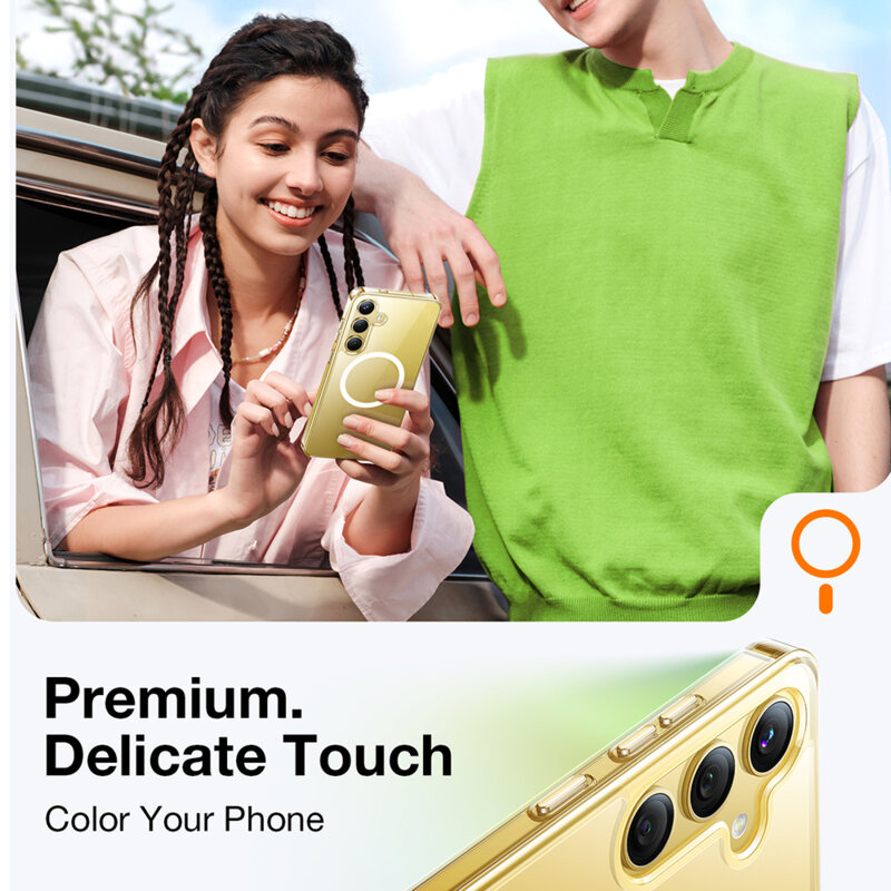 Husa Samsung Galaxy S24 Plus Torras Diamond MagSafe Series, transparenta