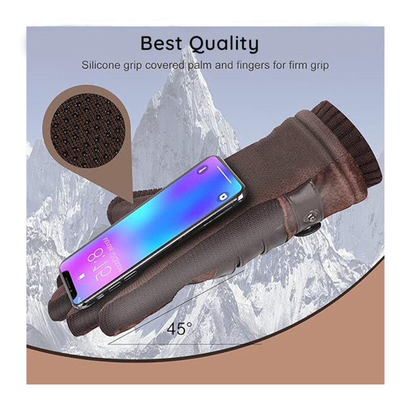 Manusi de barbati Techsuit, marime universala, negru, OG101