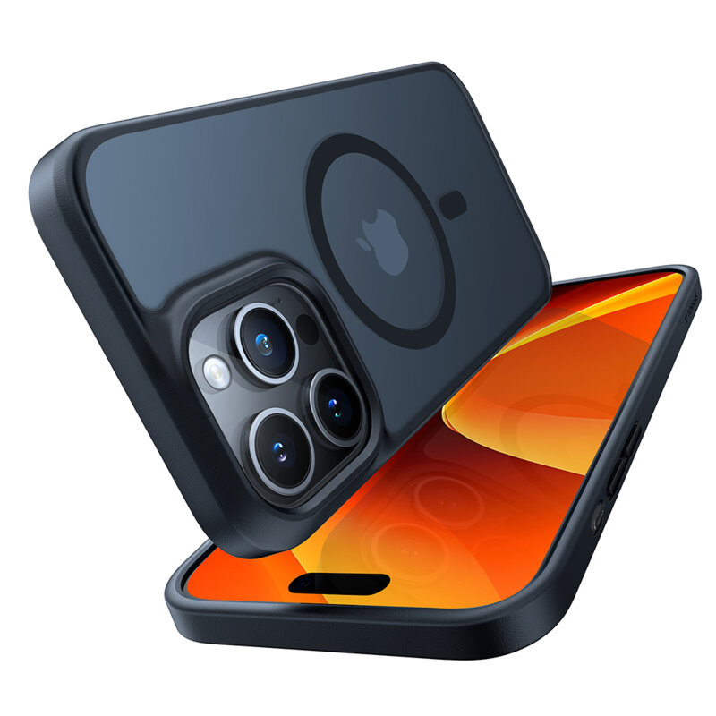 Husa iPhone 15 Pro Torras Guardian Magnetic Series, negru