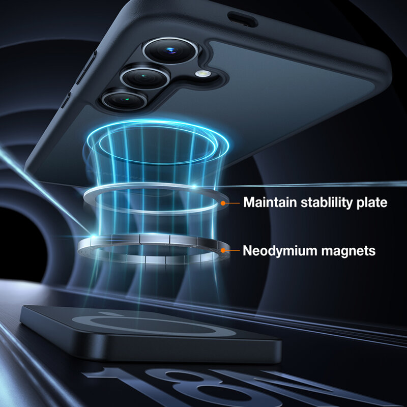 Husa Samsung Galaxy S24 Plus Torras Guardian Magnetic Series, negru