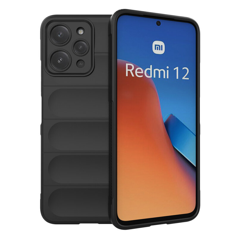 Husa Xiaomi Redmi 12 4G Techsuit Magic Shield, negru