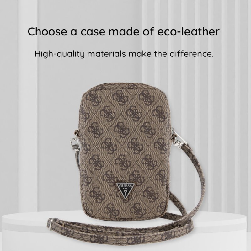 Geanta Guess dama pentru telefon cu fermoar, roz, GUWBZP4GFTSP