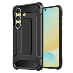 Husa Samsung Galaxy S24 FE Techsuit Hybrid Armor, negru