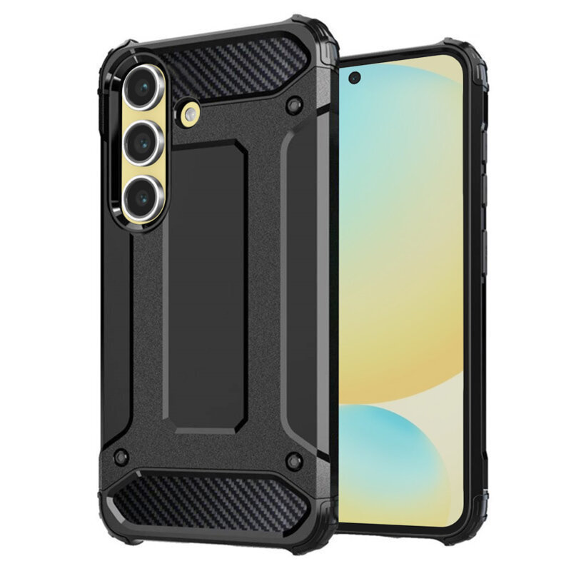 Husa Samsung Galaxy S24 FE Techsuit Hybrid Armor, negru
