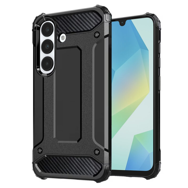 Husa Samsung Galaxy A16 Techsuit Hybrid Armor, negru