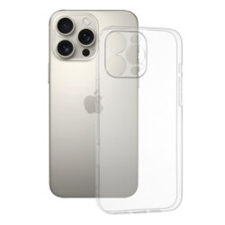 Husa iPhone 16 Pro Max Techsuit Clear Silicone, transparenta