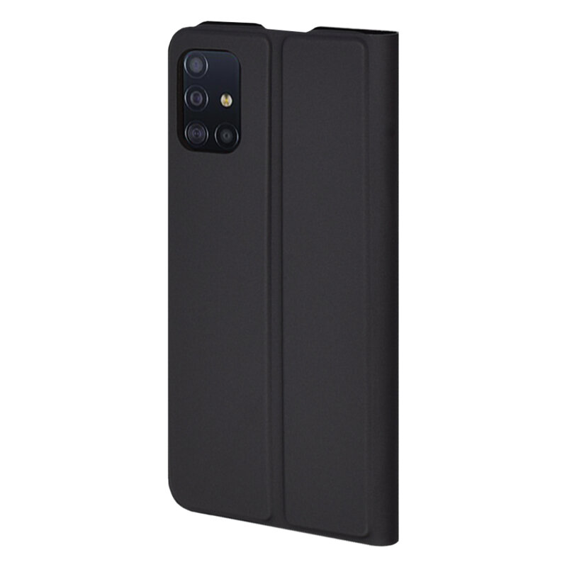 Husa Samsung Galaxy A51 4G Techsuit Magskin Book, negru