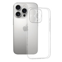 Husa iPhone 16 Pro Techsuit Clear Silicone, transparenta