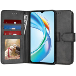 Husa 360 Honor X5b Techsuit Diary Book, negru