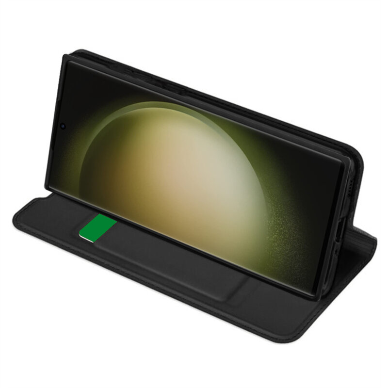 Husa Samsung Galaxy S23 Ultra Techsuit Magskin Book, negru
