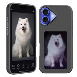 Husa premium iPhone 16 Plus Techsuit SmartScreen NFC, negru