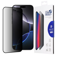 Folie sticla iPhone 16 Pro Max Dux Ducis Tempered Glass Privacy, negru
