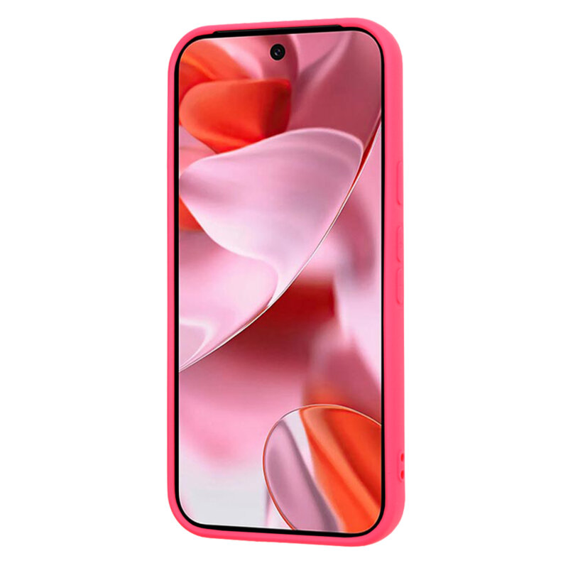 Husa silicon Google Pixel 9 Techsuit SoftFlex, fucsia