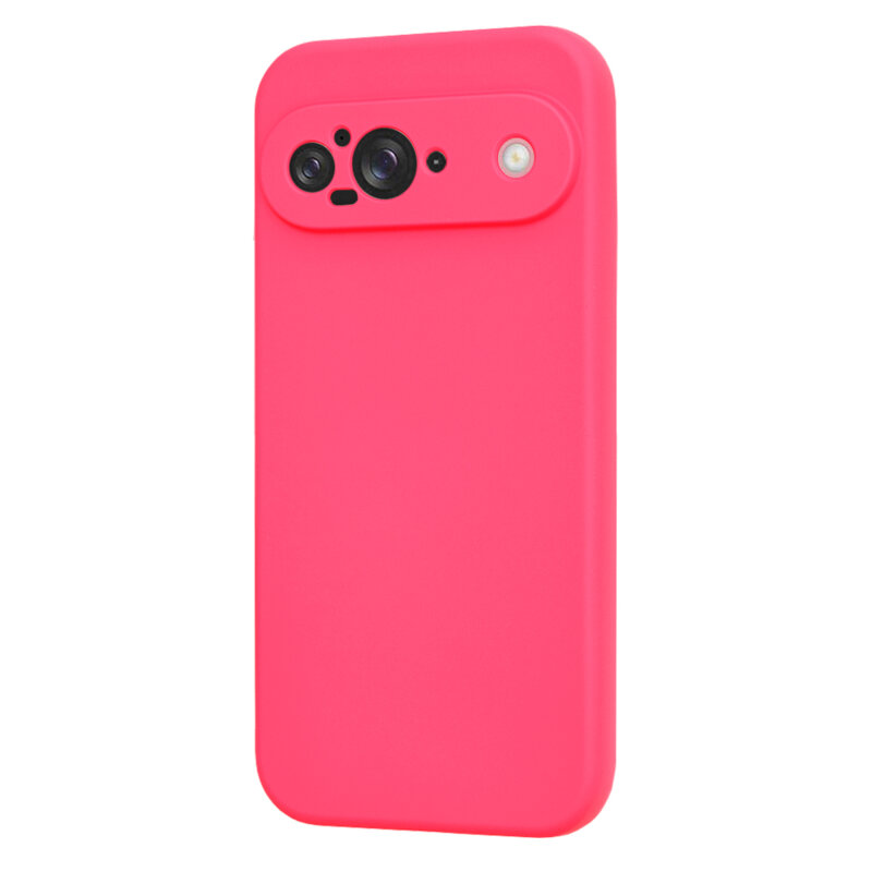 Husa silicon Google Pixel 9 Techsuit SoftFlex, fucsia