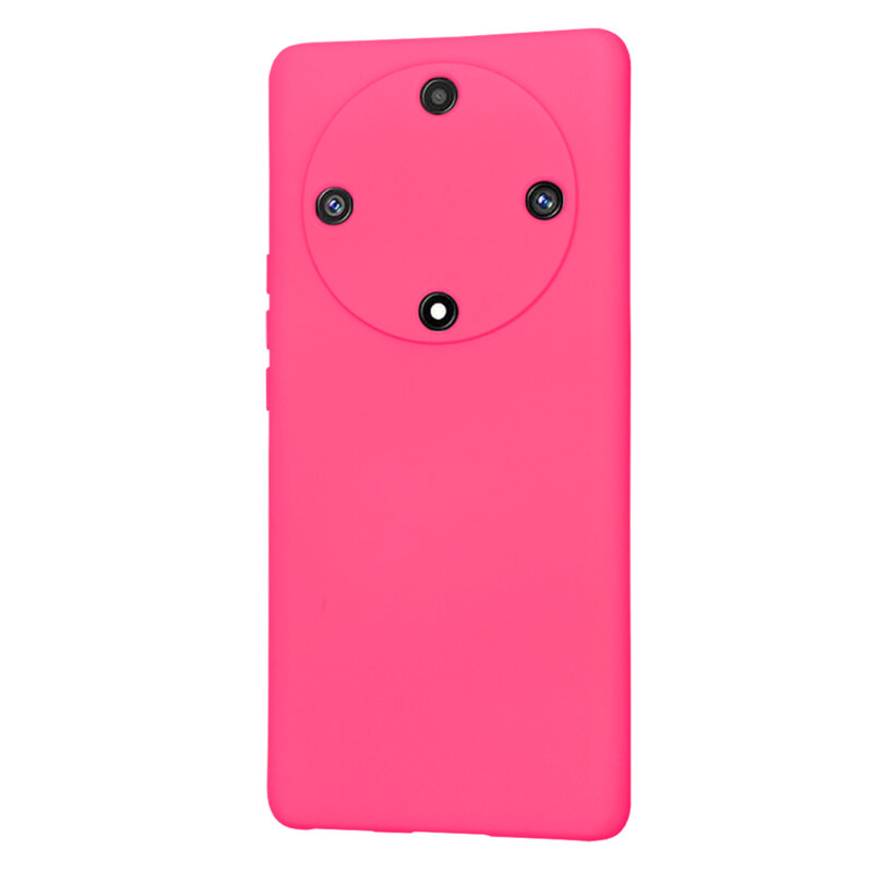 Husa silicon Honor Magic5 Lite Techsuit SoftFlex, fucsia