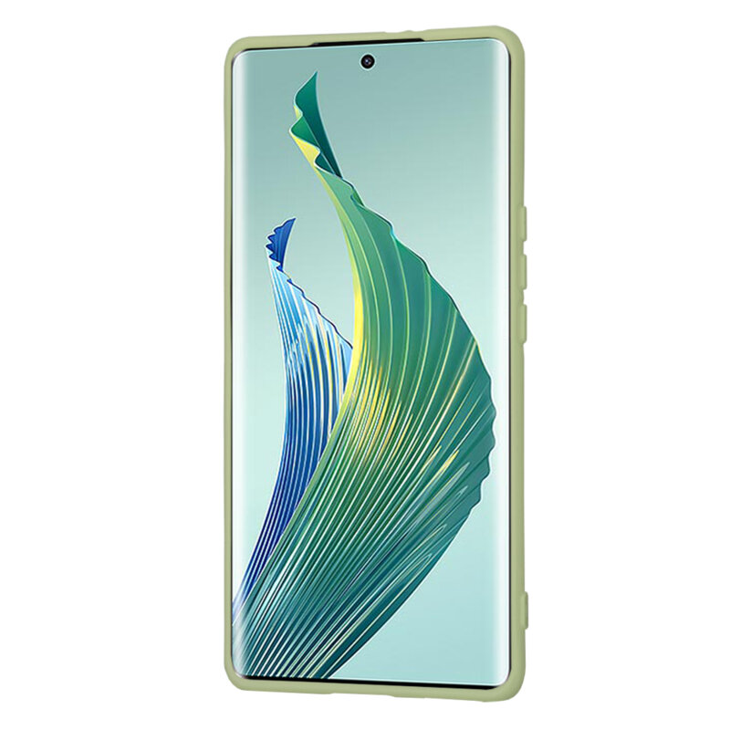 Husa silicon Honor Magic5 Lite Techsuit SoftFlex, verde