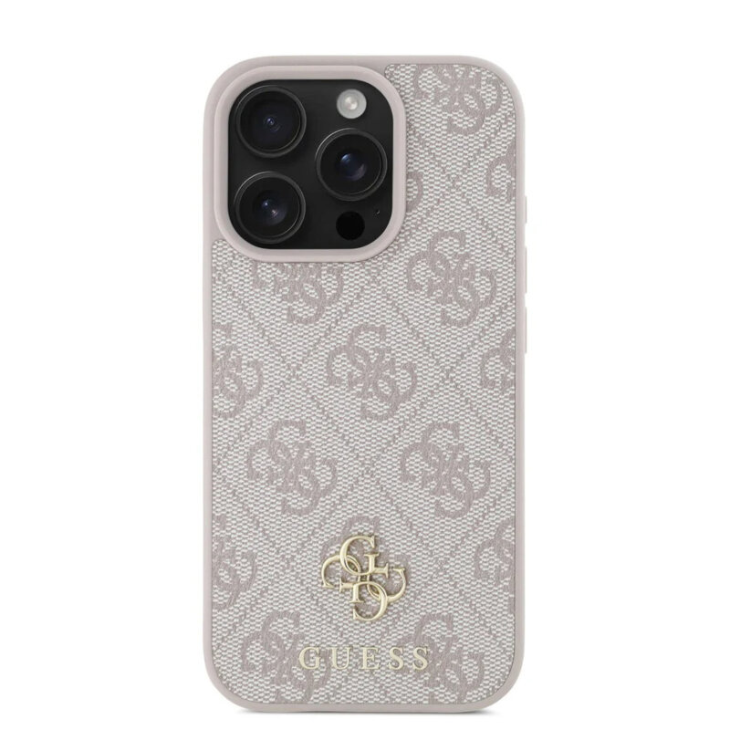 Husa originala Guess iPhone 16 Pro Max Hardcase 4G Classic MagSafe, roz, GUHMP16XP4SM4MP