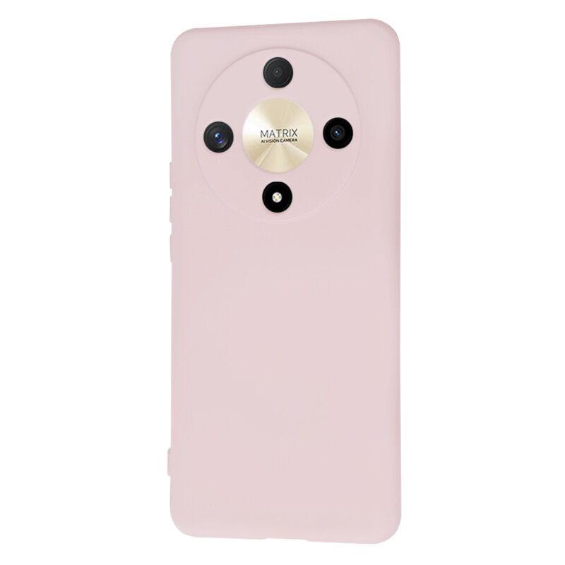 Husa silicon Honor Magic6 Lite Techsuit SoftFlex, roz pudra