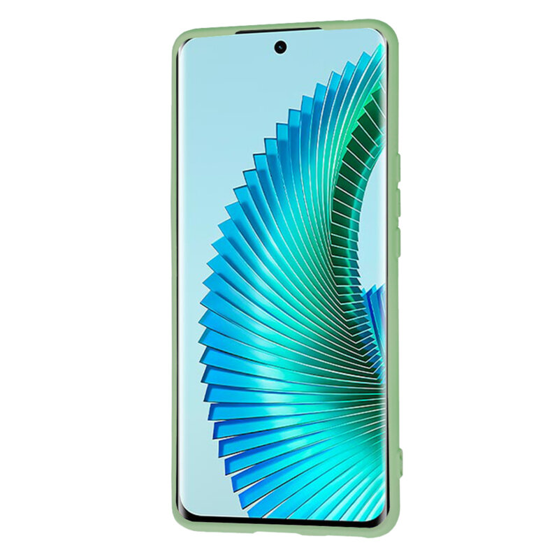 Husa silicon Honor Magic6 Lite Techsuit SoftFlex, verde deschis